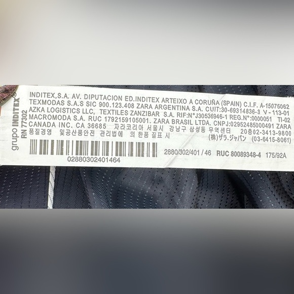 Zara Men's Navy Blue Two Button Blazer Suit Jacket - Picture 11 of 12